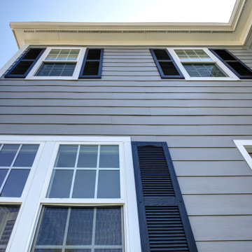 Partial Siding Replacement | Full House Painted