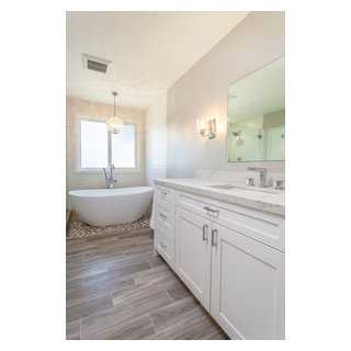 Transitional Primary Suite - Transitional - Bathroom - Los Angeles - by ...