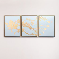 "Blossoming in Gold" Painting - Products