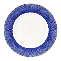 The New English - The New English Benday Cobalt Breakfast Plate - Dinner Plates