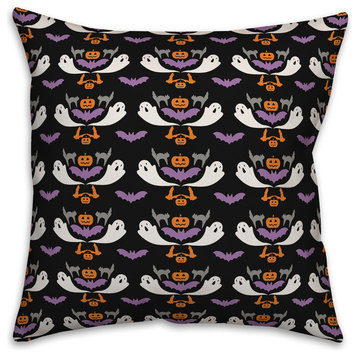Halloween Pattern 16"x16" Indoor/Outdoor Pillow