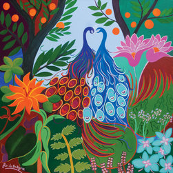 The Lovers, 30 x 30 in, SOLD - Paintings