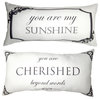 You Are My Sunshine Gift Pillow for Baby Girl Teen Women