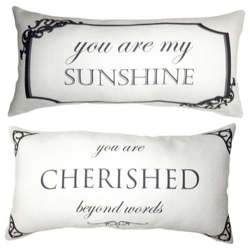 You Are My Sunshine Gift Pillow for Baby Girl Teen Women