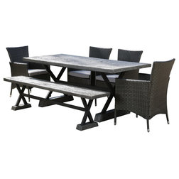 Tropical Outdoor Dining Sets by GDFStudio