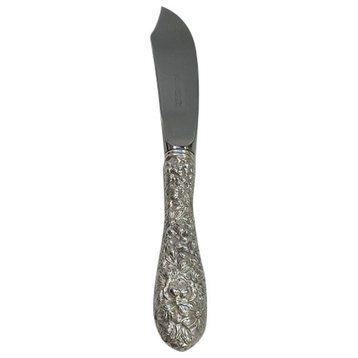 Kirk Stieff Sterling Silver Stieff Rose Butter Serving Knife, Hollow Handle