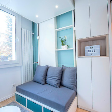 Une chambre transformée en studette à St-Germain-en-Laye