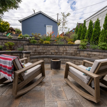 Sloped Backyard Relaxing Hideaway