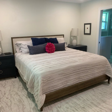 Second Level Modern En Suite Primary Bedroom & Bath and Hall Bath Renovation
