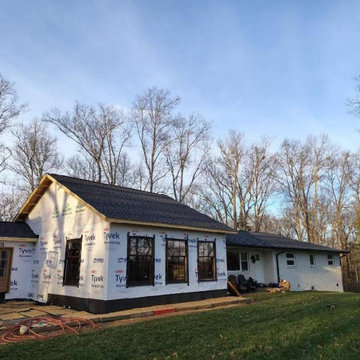 Addition Framing, Windows, Roof