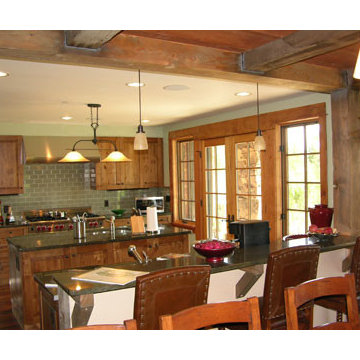 Custom Timber Frame Home, Ranches Spanish Peaks Resort, Big Sky,