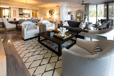 This is an example of a contemporary family room in Other.
