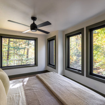 Weekend Cabin in the Woods- Master Bedroom