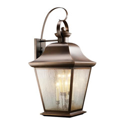 Kichler Lighting - Kichler 9703OZ Mount vernon Outdoor Wall Sconces Olde Bronze - Outdoor Wall Lights And Sconces