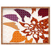 Deny Designs Karen Harris Constance In Orange Blossom Rectangular Tray