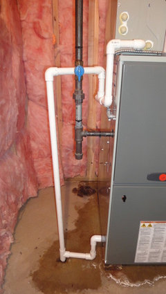 New Trane Condensing Furnace -- Draining Problem