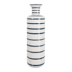 Tall Striped Vase - Products