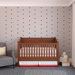 Tiny Repeatable Heart Pattern Pieces - Wall Decals