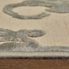 Weave & Wander Pellaro Rug, Cream/Silver, 2'2"x4'