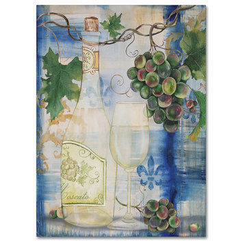 Jean Plout 'Red Wine 4' Canvas Art, 19x14