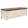 Montana Woodworks Hand-Crafted Solid Wood Blanket Chest in Natural