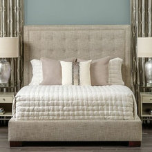 modern glamour bedroom