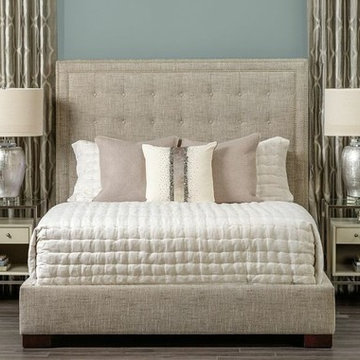 Tailored chic Adelle queen bed