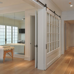 サンフランシスコのカントリー風おしゃれなホームジムの写真