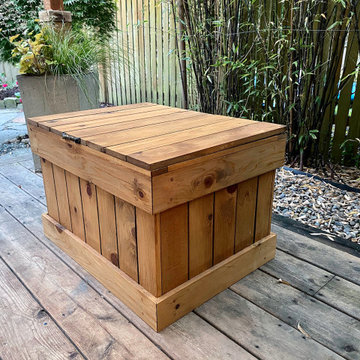Cedar Ice Chest - holds 48 gallon cooler