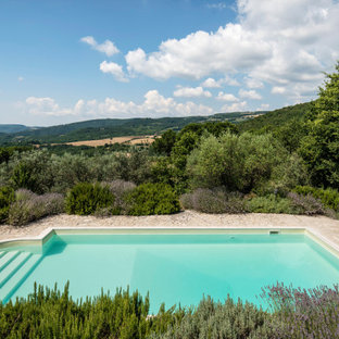 Ispirazione per una piscina mediterranea