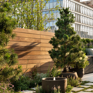 Rooftop Retreat Fencing - Side View
