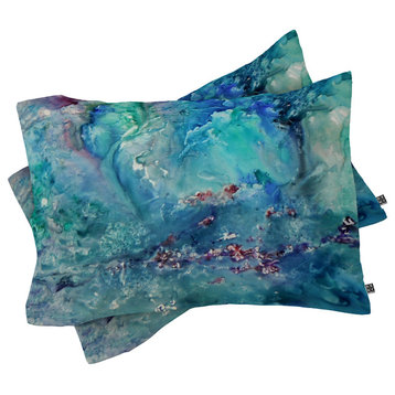 Deny Designs Rosie Brown Diver Paradise Pillow Shams, Queen