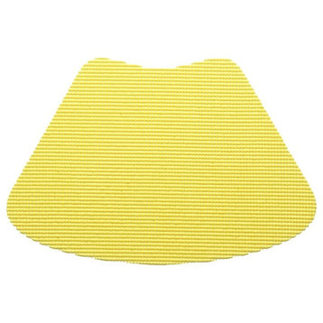 Kraftware Fishnet Lemon Yellow Wedge Placemats, Set of 12