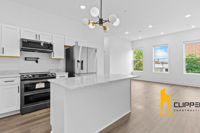 Minimalist kitchen photo in Baltimore