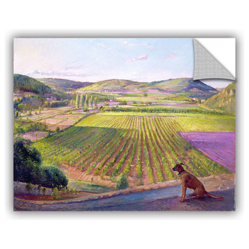 Watching From The Walls, Old Provence, 1993 Decal, 24"x32"
