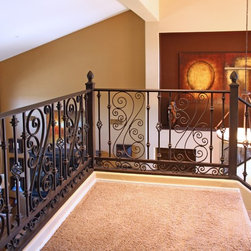 Custom Iron Railing - Stair Parts