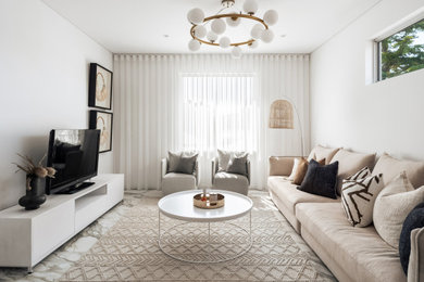 Inspiration for a modern living room in Sydney.