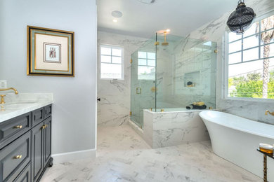 Example of a bathroom design in Orlando