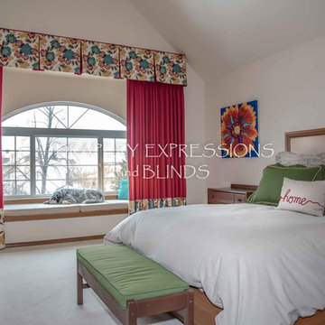 Box pleat valance and panels