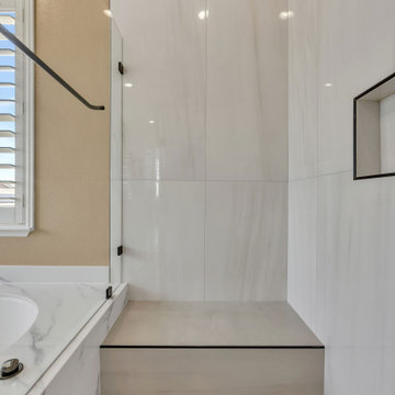 Luxury Hotel–Style Full Bathroom Remodel - OT Bay Builders San Jose