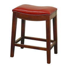 50 Most Por Red Bar Stools And Counter For 2018 Houzz Residence Stedman Leather Counter Stool Red Bar Stools And