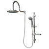PULSE 1019 ShowerSpas Chrome Shower System - Aqua Rain Shower Spas