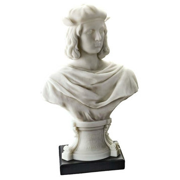Raphael Sanzio Da Urbino Bonded Marble Bust Resin Statue