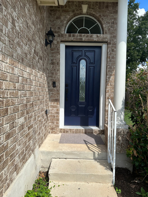 Exterior paint colors for brown brick house