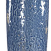 Blue, Textured Ceramic Base Table Lamp