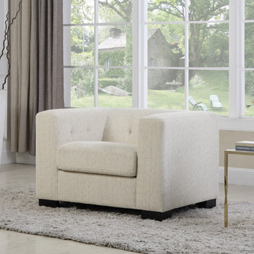 Chic Home Limoges Club Chair, Beige