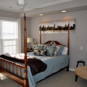 New bedroom in finished basement