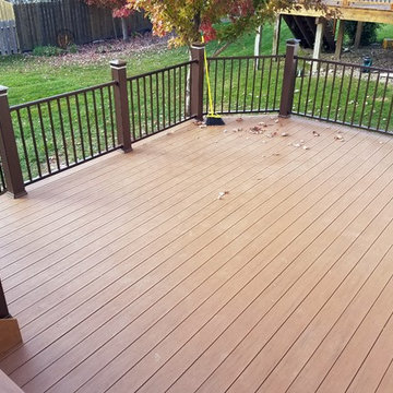 Timbertech Flower Wall and Custom Benches