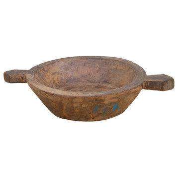 French Harvest Wooden Bowl