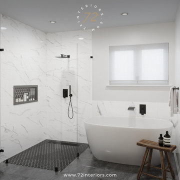 Master Bathroom 3D Virtual Design in Issaquah